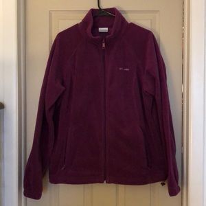Purple Columbia fleece